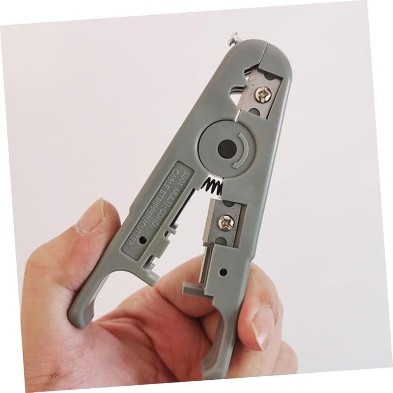 Gatuida 2pcs Adjustable Multifunctional Wire Stripper and Cutter Tool for Ethernet Cables - Image 4